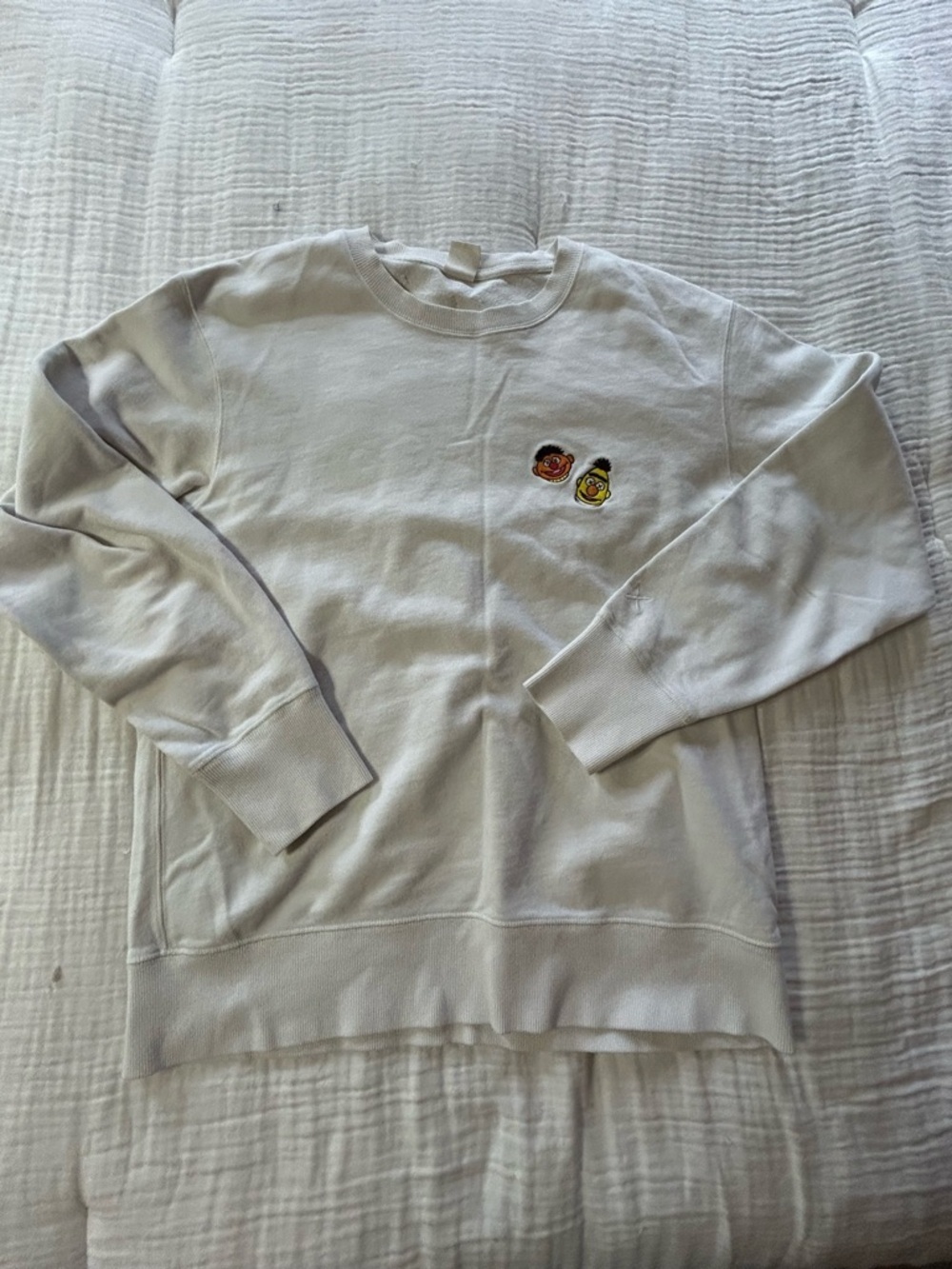 Uniqlo Kaws Sesame Street Bert Ernie Sweatshirt